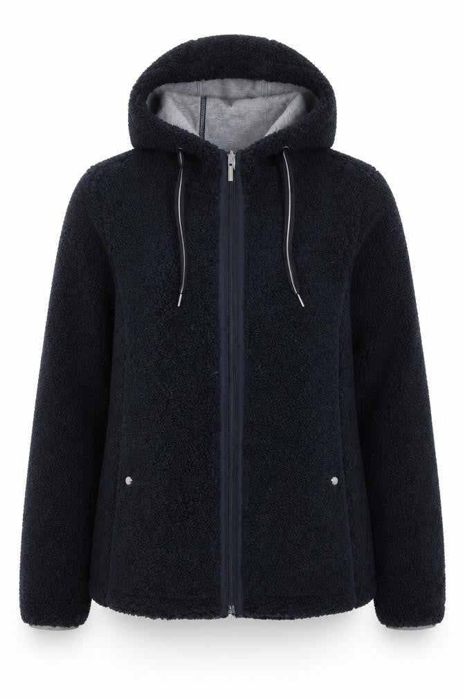 M&Co Womens Blue Jacket Size 10 Zip
