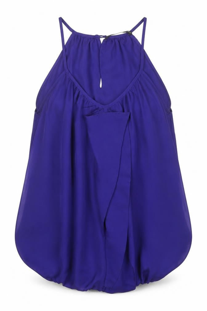 Oasis Womens Purple Polyester Camisole Tank Size 8 Scoop Neck