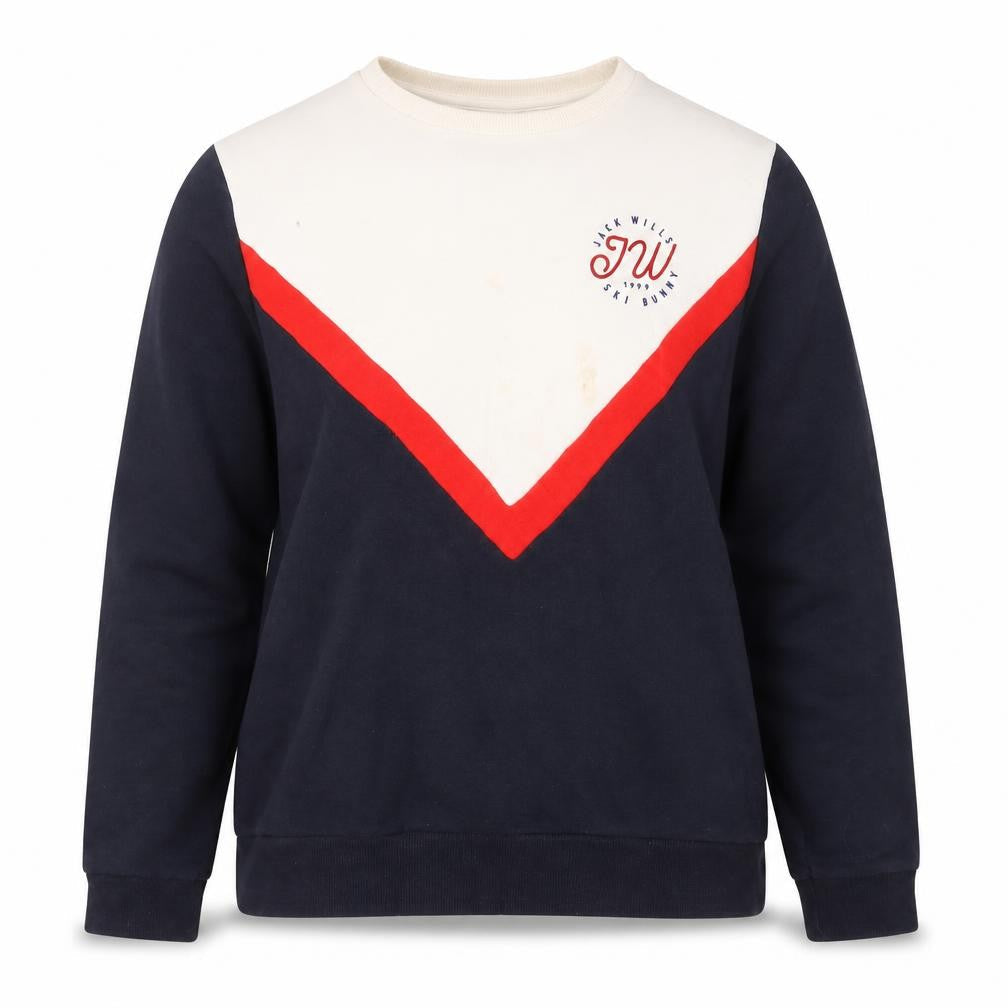 Womens UK 10 Regular Jack Wills Blue Pullover Sweatshirt