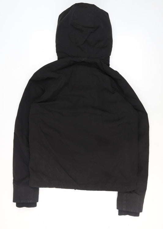 Superdry Women's Black L Hooded Puffer Jacket