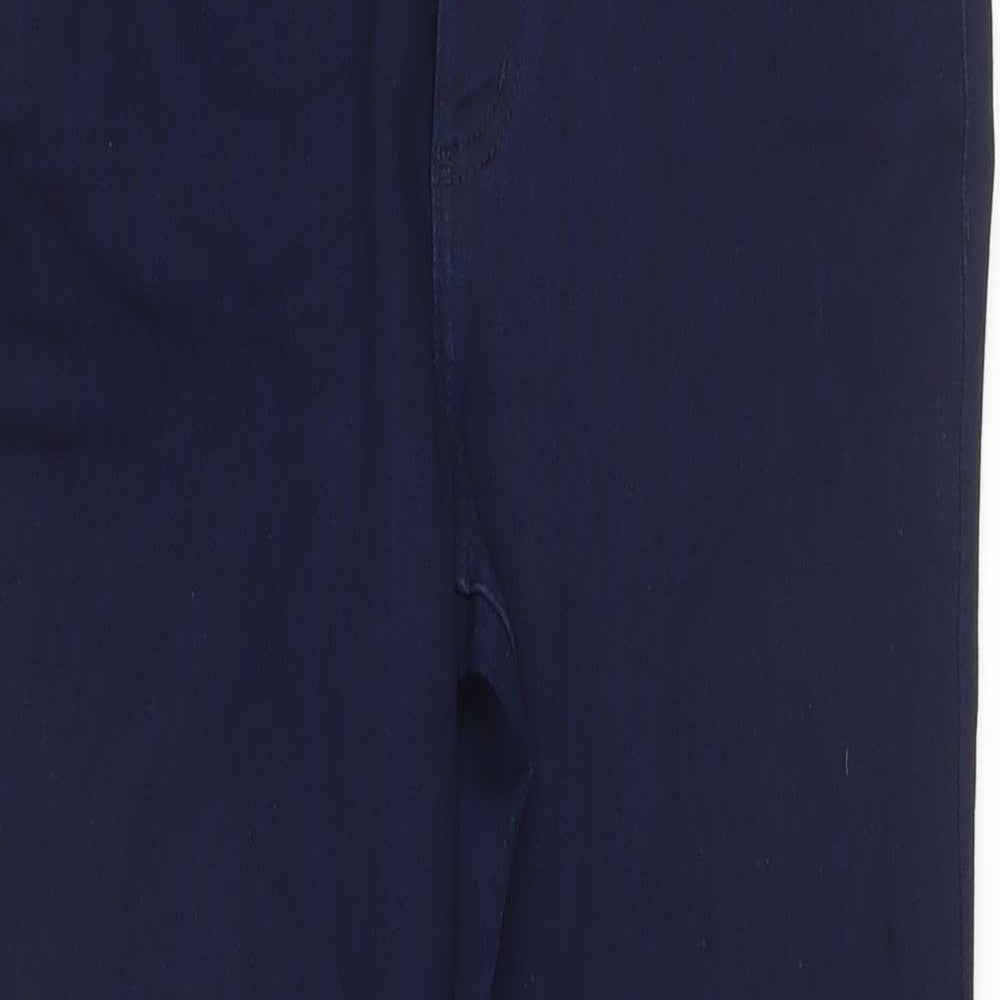 Marks and Spencer Womens Blue Cotton Jegging Jeans Size 12 L28 in Regular