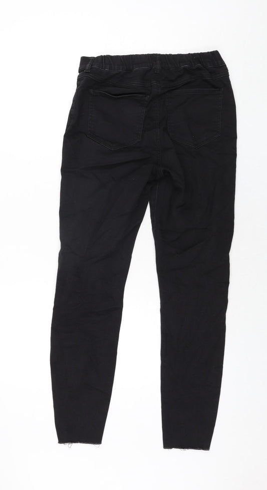 Soyaconcept Womens Black Cotton Jegging Jeans Size 10 L28 in Regular