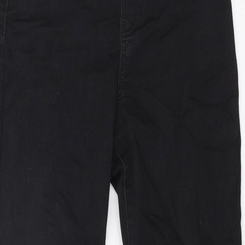 Soyaconcept Womens Black Cotton Jegging Jeans Size 10 L28 in Regular