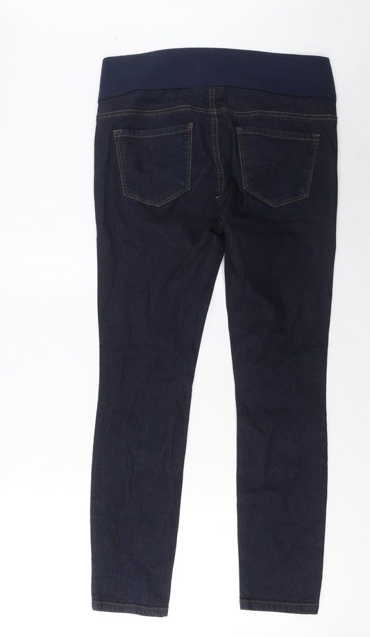 New Look Womens Blue Cotton Skinny Jeans Size 10 L30 in Regular