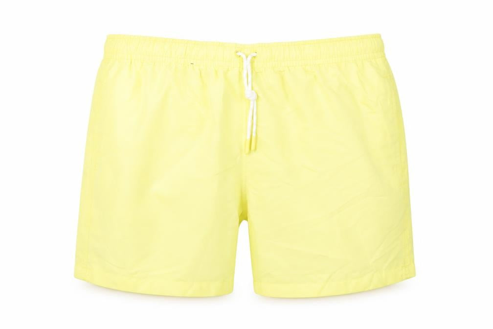 Marks and Spencer Mens Yellow Polyester Bermuda Shorts Size 2XL L6 in Regular Drawstring