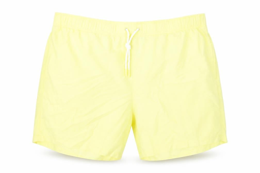 Marks and Spencer Mens Yellow Polyester Bermuda Shorts Size 3XL L6 in Regular Drawstring