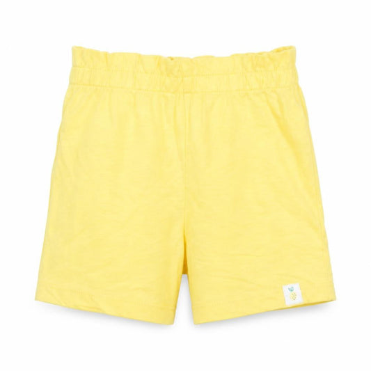Marks and Spencer Girls Yellow Cotton Shorts Outfit/Set Size 12-18 Months Pullover
