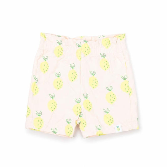 Marks and Spencer Girls Pink Geometric Cotton Shorts Outfit/Set Size 6-9 Months Pullover - Lemon Print