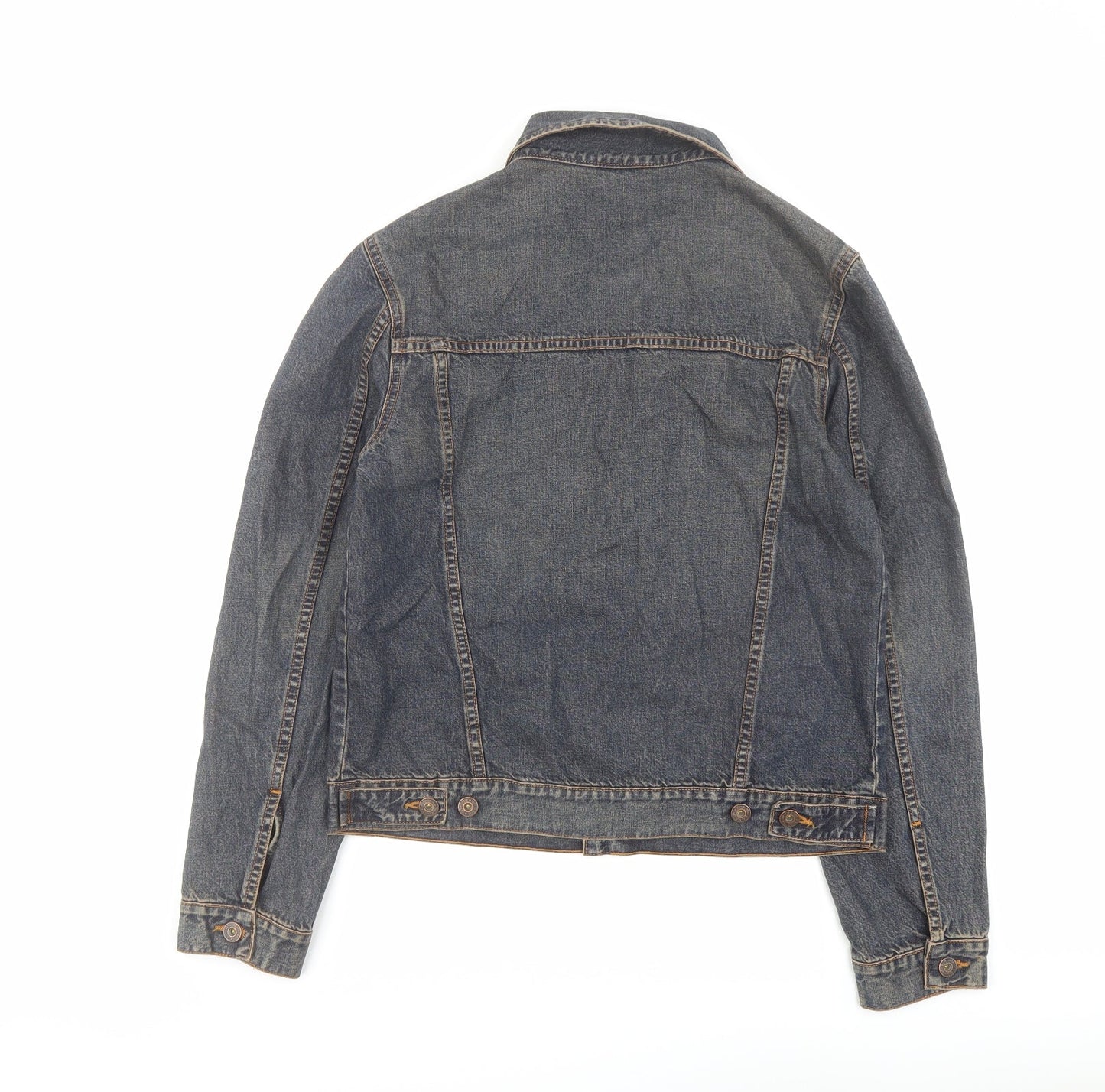 Marks and Spencer Womens Blue Jacket Size 12 Button - Vintage