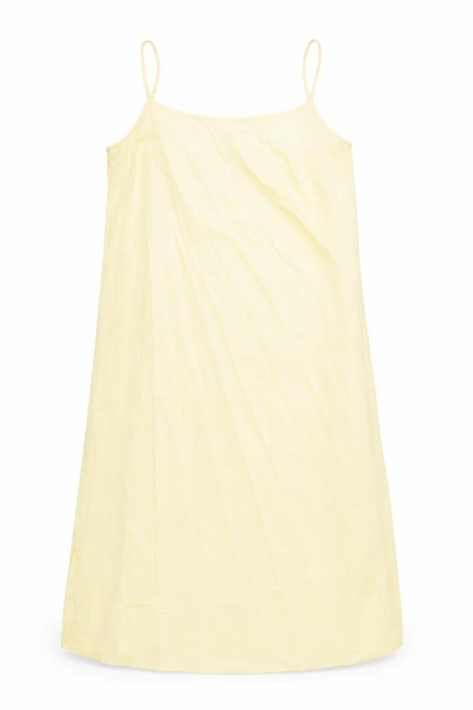 Marks and Spencer Womens Yellow Polyester A-Line Size 12 Scoop Neck Pullover