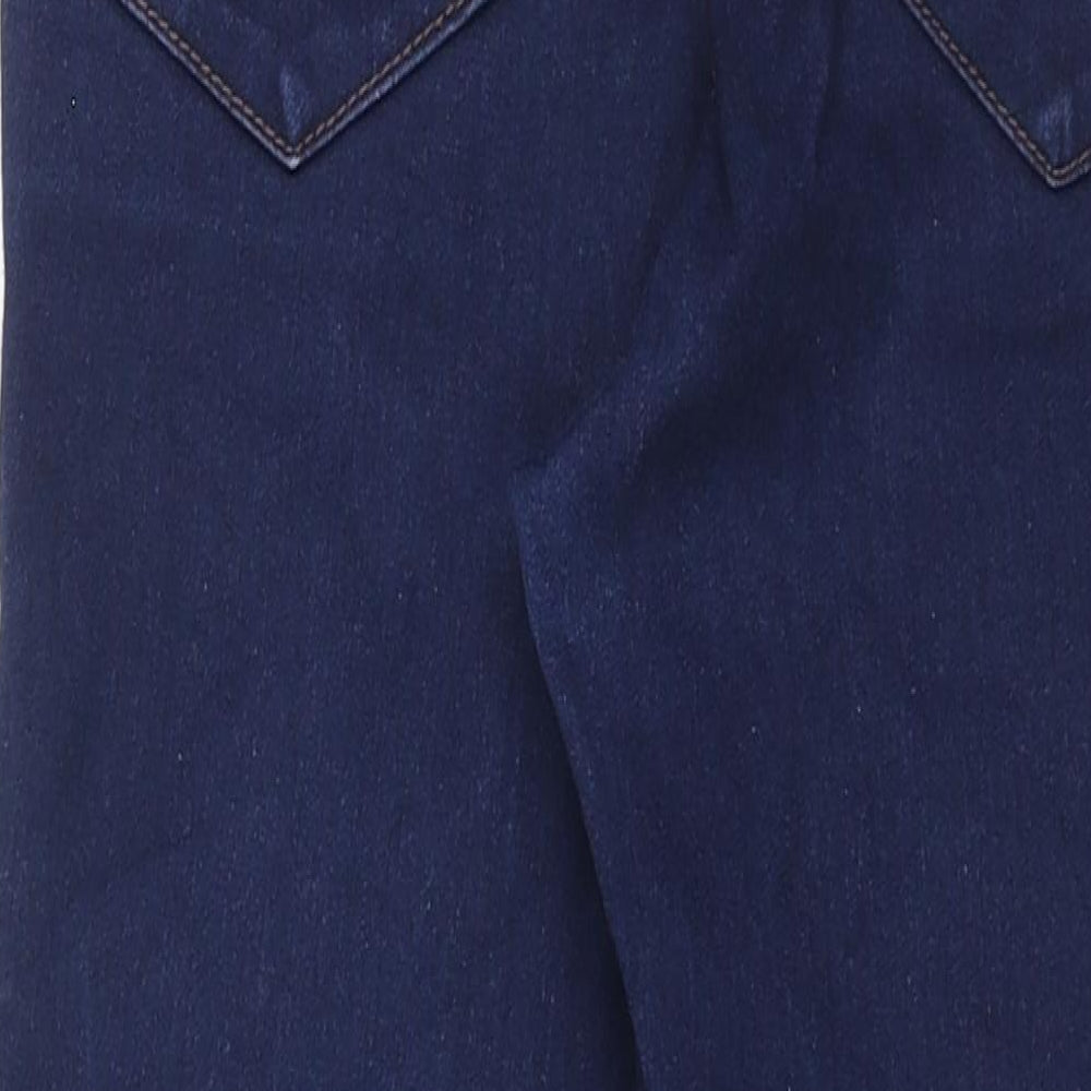 New Look Womens Blue Cotton Skinny Jeans Size 6 L27 in Regular Zip