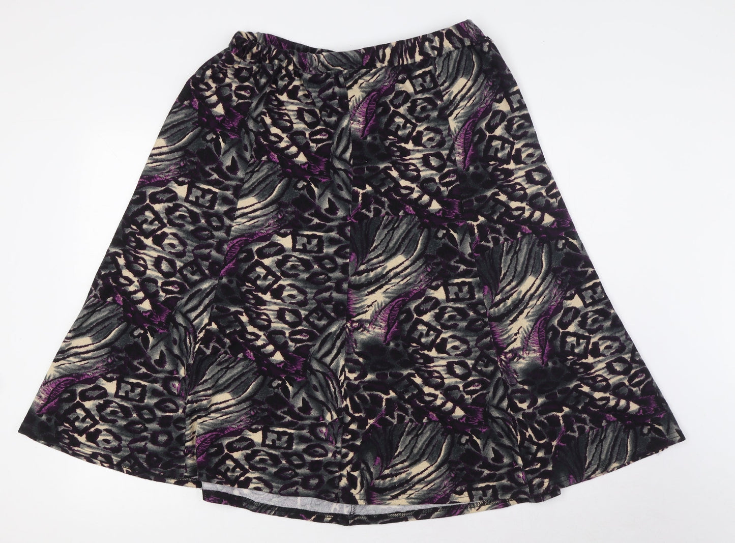 Afibel Womens Multicoloured Polyester A-Line Skirt Size 16