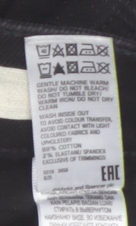 Marks and Spencer Women's Black Straight Jeans