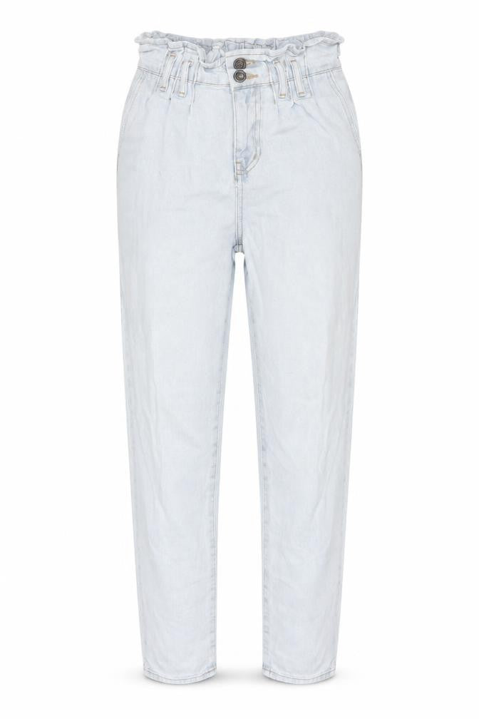 Denim Co Women's Blue Paperbag Jeans, Size 6