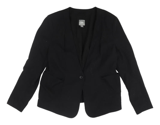 Gap Women's Black Blazer, Size 14, Classic Style