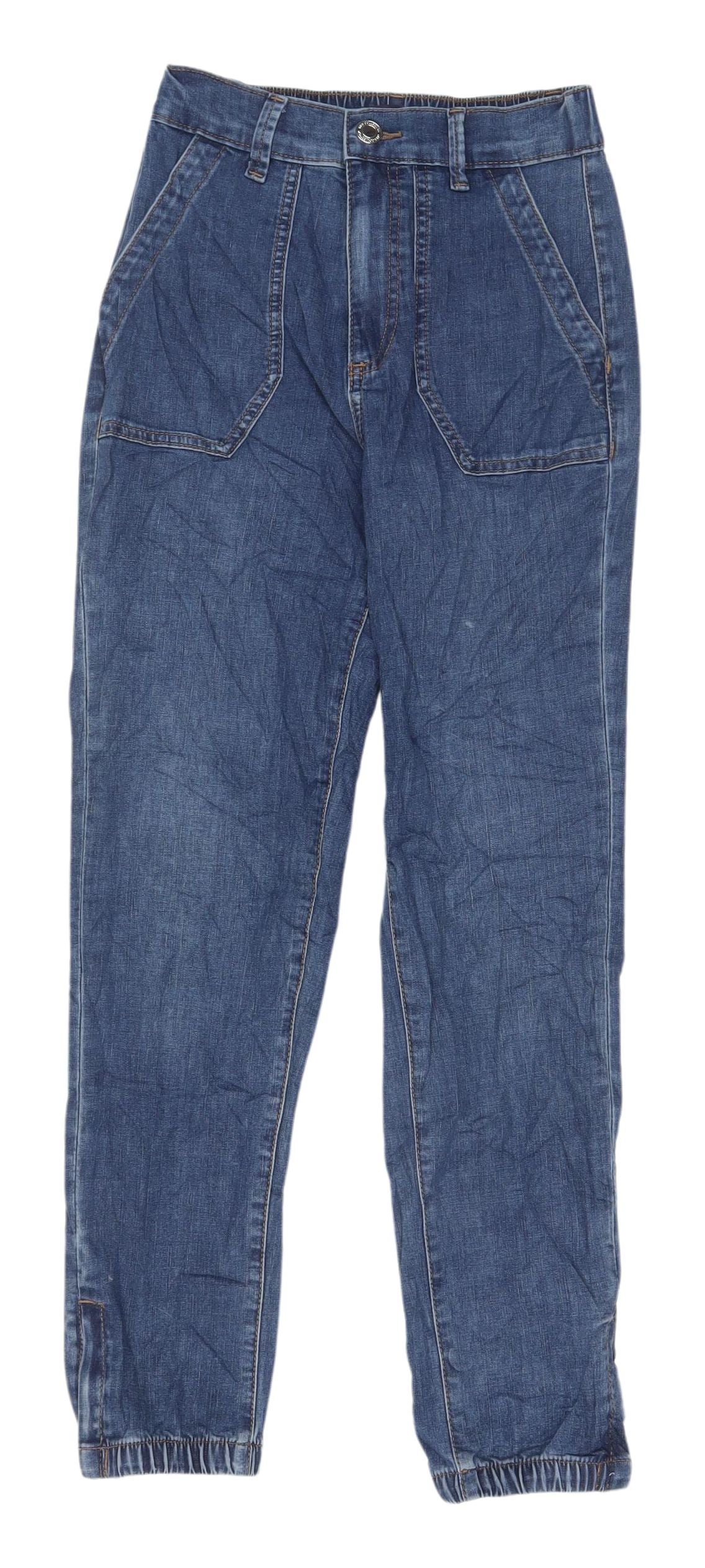 Marks and Spencer Women's Blue Cropped Jeans Size 6
