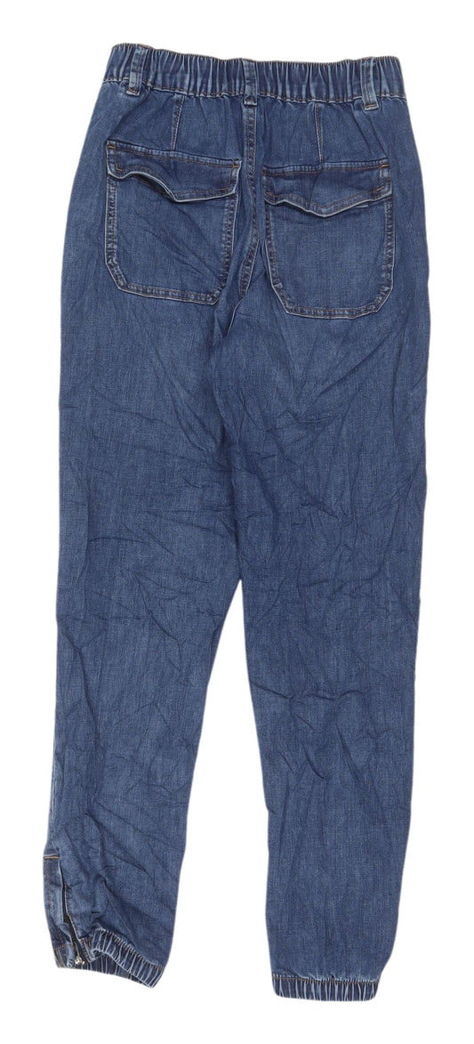 Marks and Spencer Women's Blue Cropped Jeans Size 6