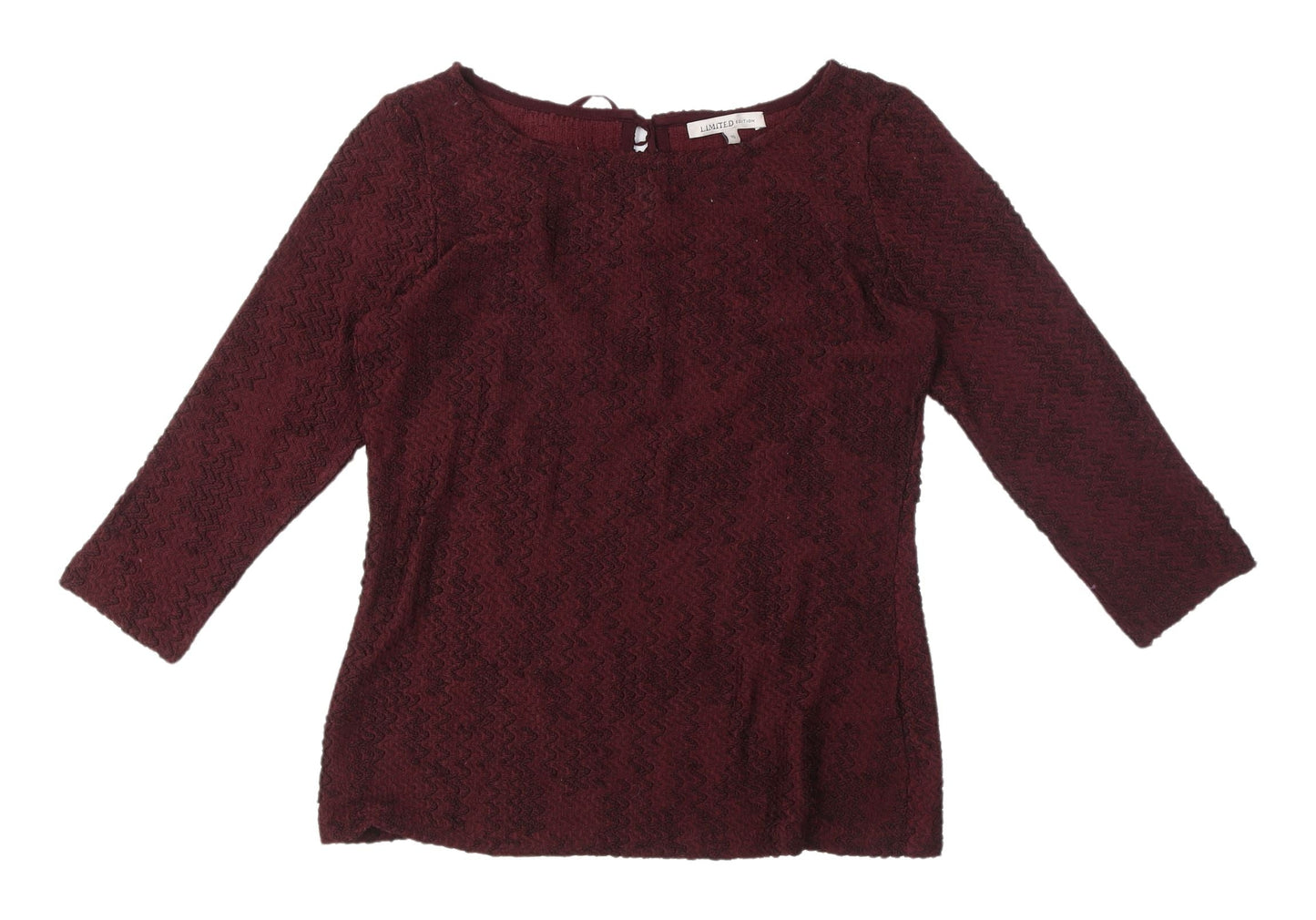 Marks and Spencer Women's Red 3/4 Sleeve Blouse
