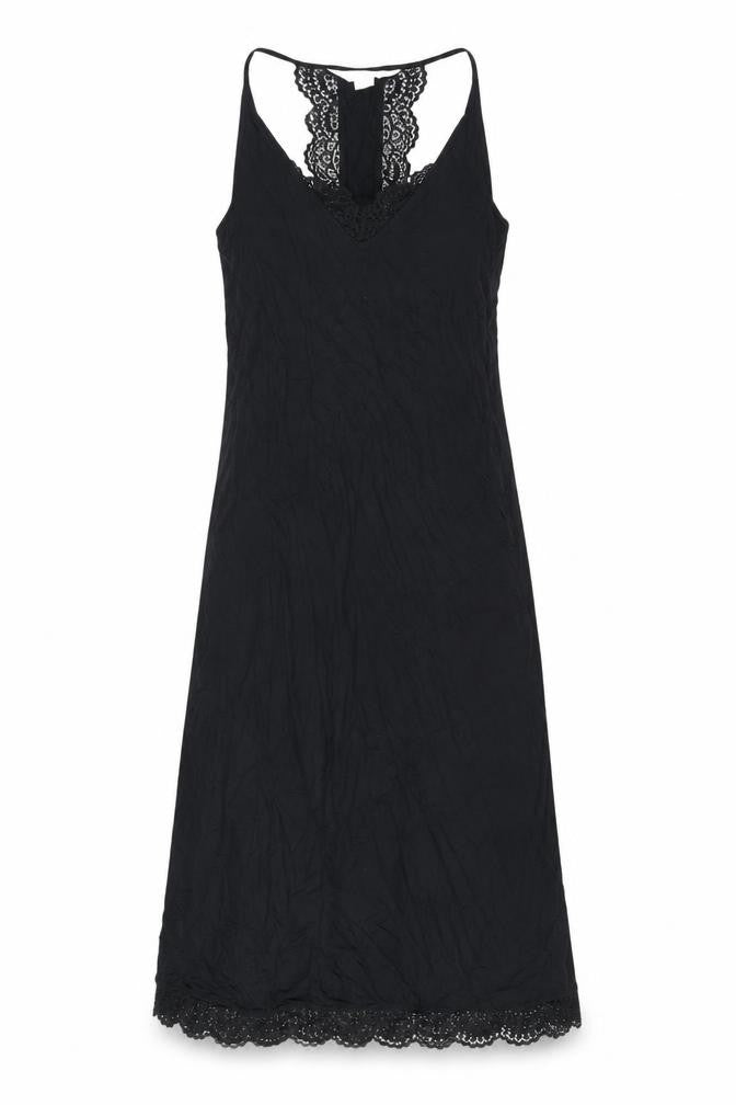 Marks and Spencer Women's Black XS Chemise Dress Lace