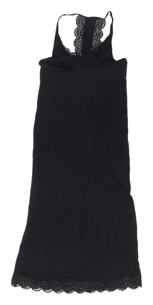 Marks and Spencer Women's Black XS Chemise Dress Lace