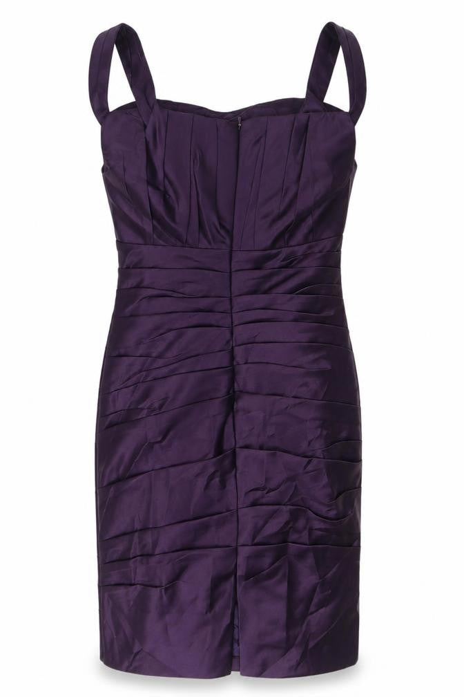Gino Cerruti Women's Purple Satin Dress S
