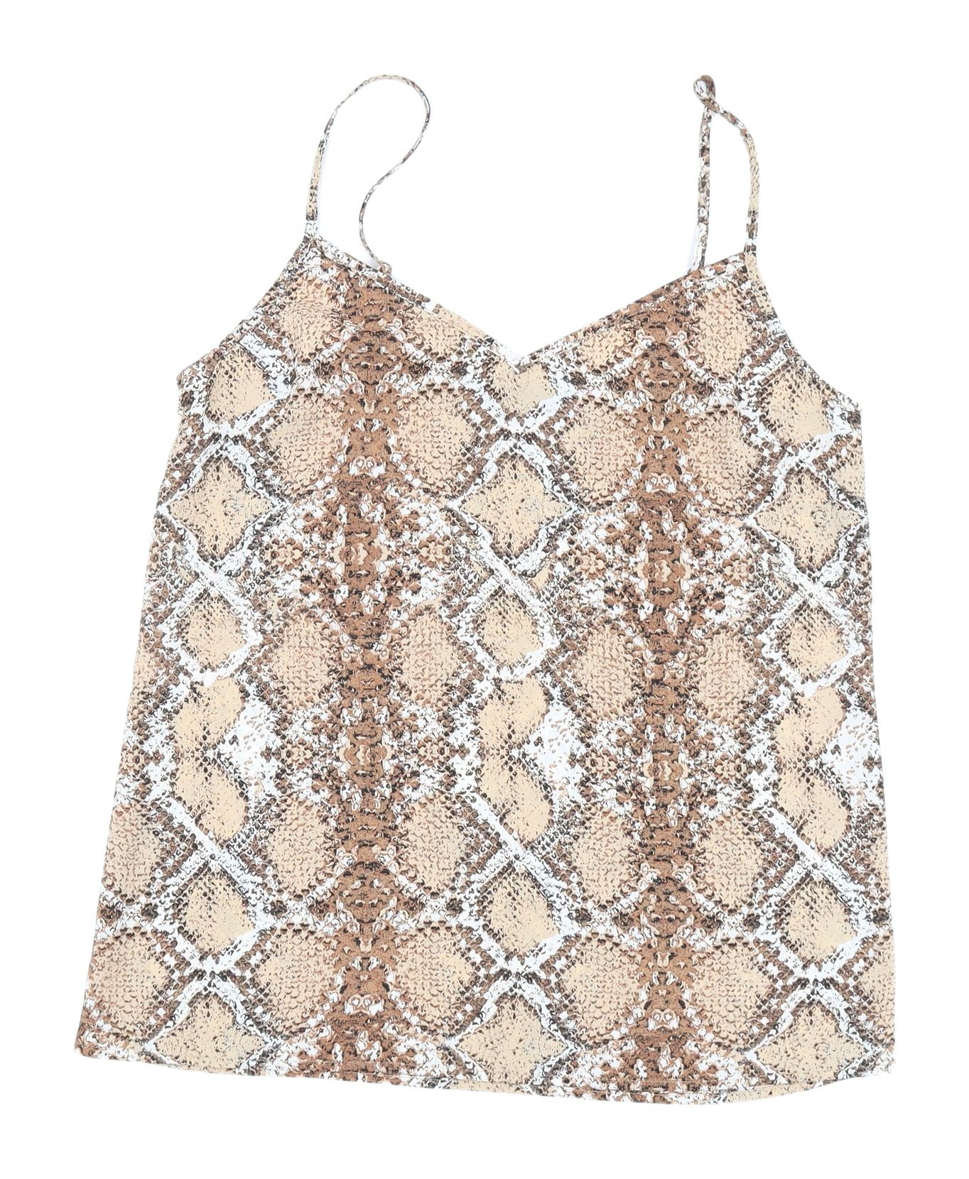 Marks and Spencer Women's Beige Camisole Animal Print Size 6