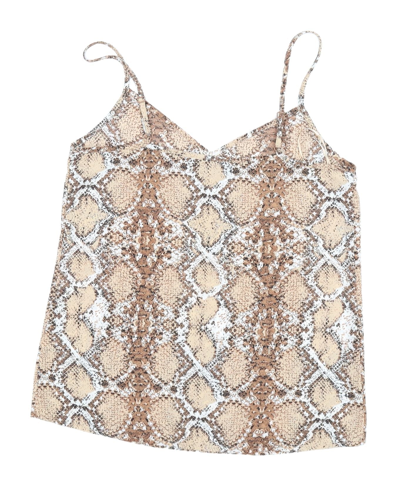 Marks and Spencer Women's Beige Camisole Animal Print Size 6