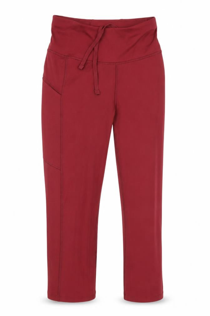 Marks and Spencer Women's Red Cropped Trousers, Size S