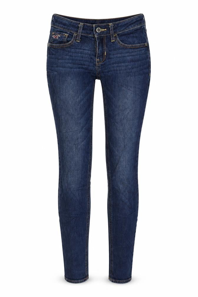 Hollister Women's Skinny Blue Jeans - 3XS, Stretch