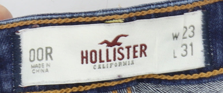 Hollister Women's Skinny Blue Jeans - 3XS, Stretch