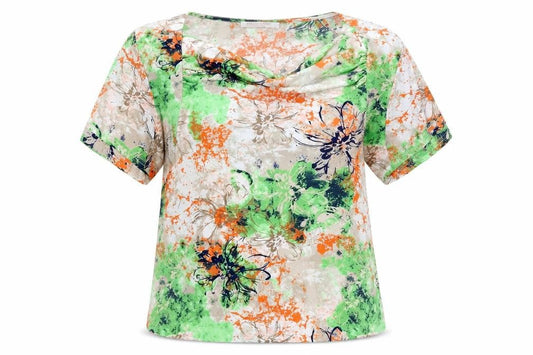 Womens UK Size L Anna Rose Multicoloured Polyester Blend T-Shirt
