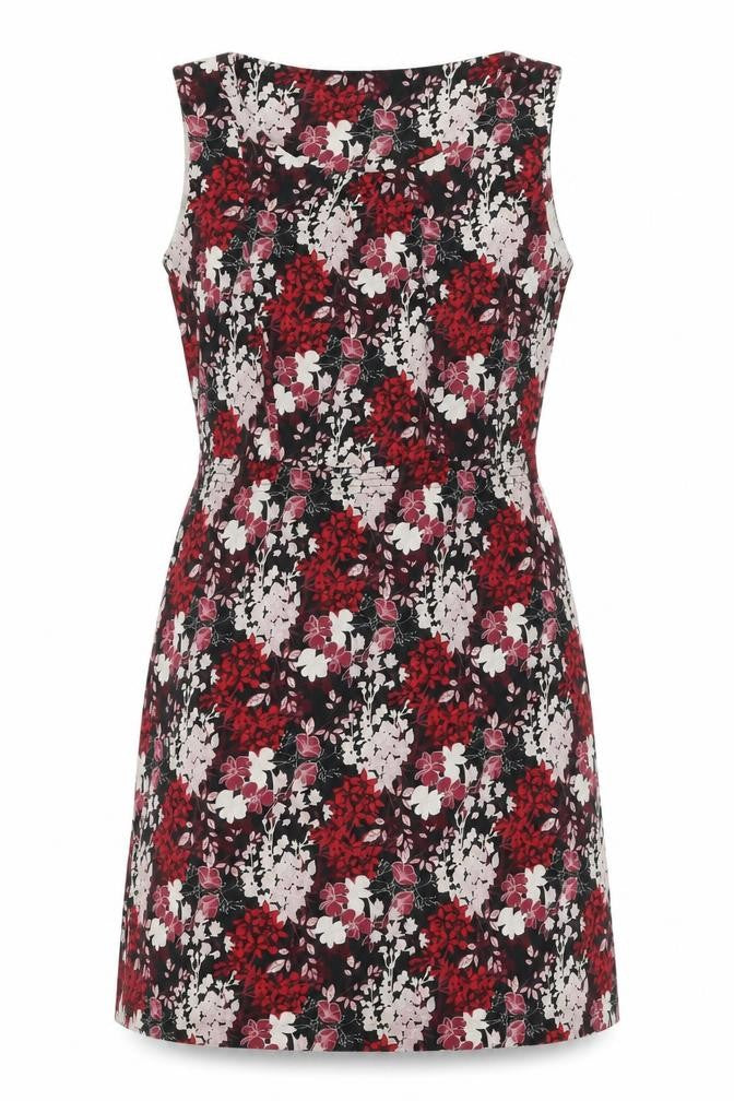 Front view of New Look Floral Shift Dress, Multicoloured, size 12