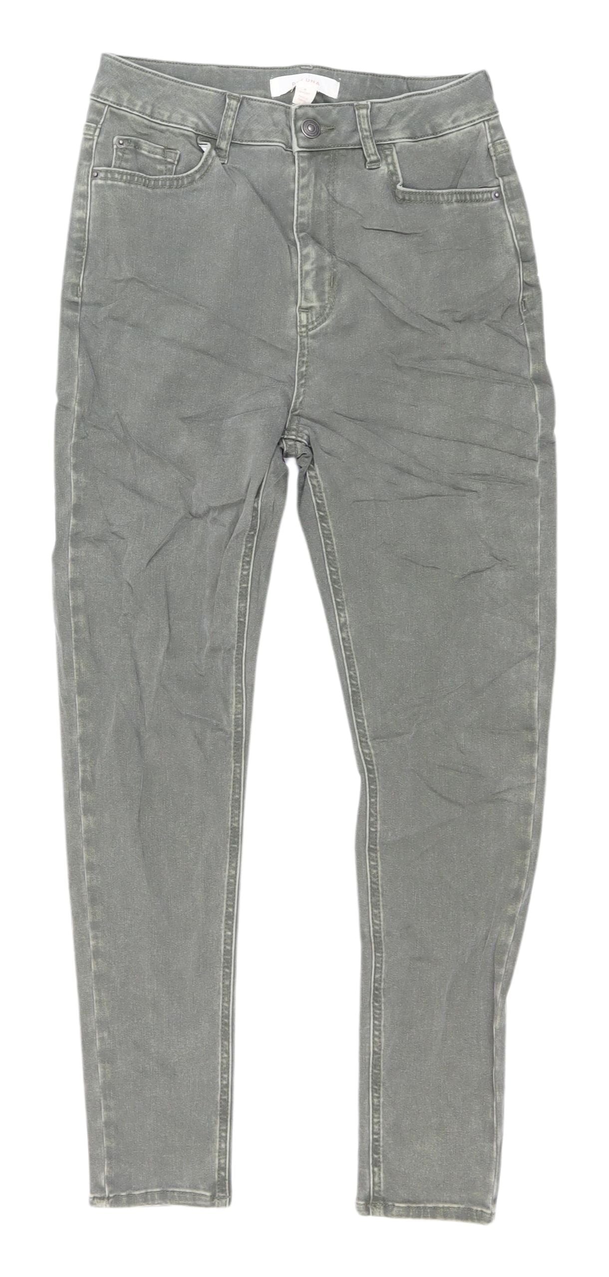 Marks and Spencer Women's Green Skinny Jeans Size 8