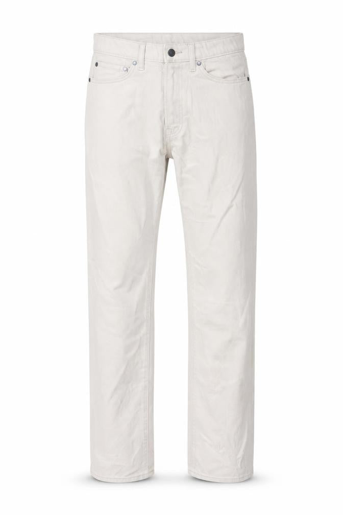 Marks and Spencer Men's Ivory Straight Jeans 30W 33L