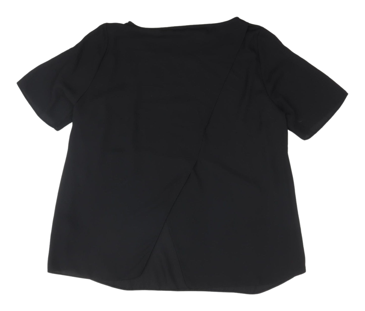 Label Be Women's Black Blouse - Size 14, Casual Essential