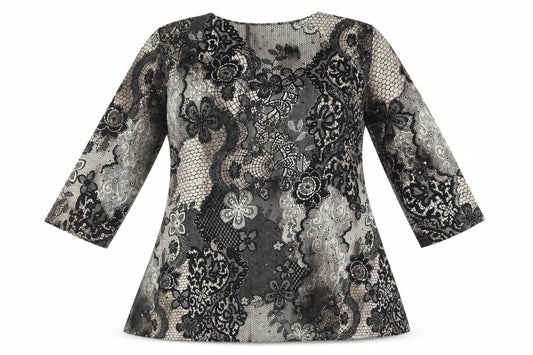 Womens UK Size M BASSINI Multicoloured Polyester Blend Blouse