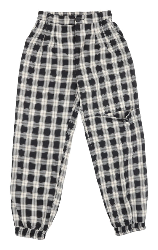 Topfeeling Women's Plaid Jogger Trousers - S, Multicoloured