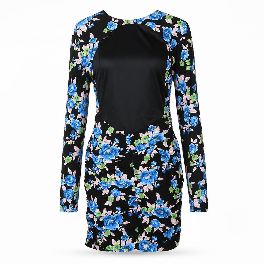 Zara Women’s Black Floral Bodycon Dress, Size M