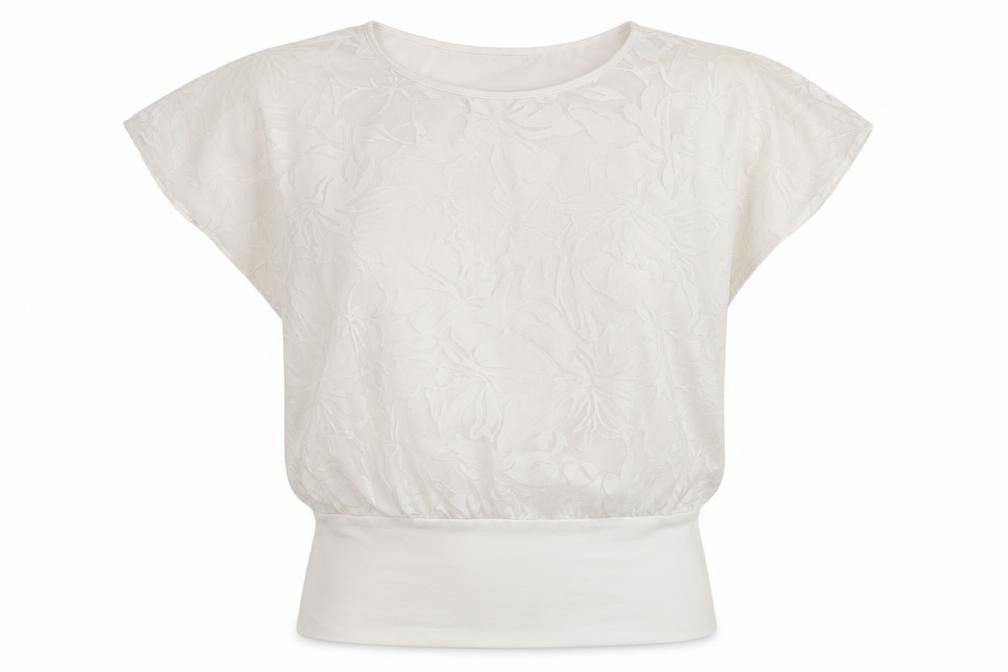 Front view of Roman Ivory Floral Blouse, size UK 10, Women’s, Summer Style