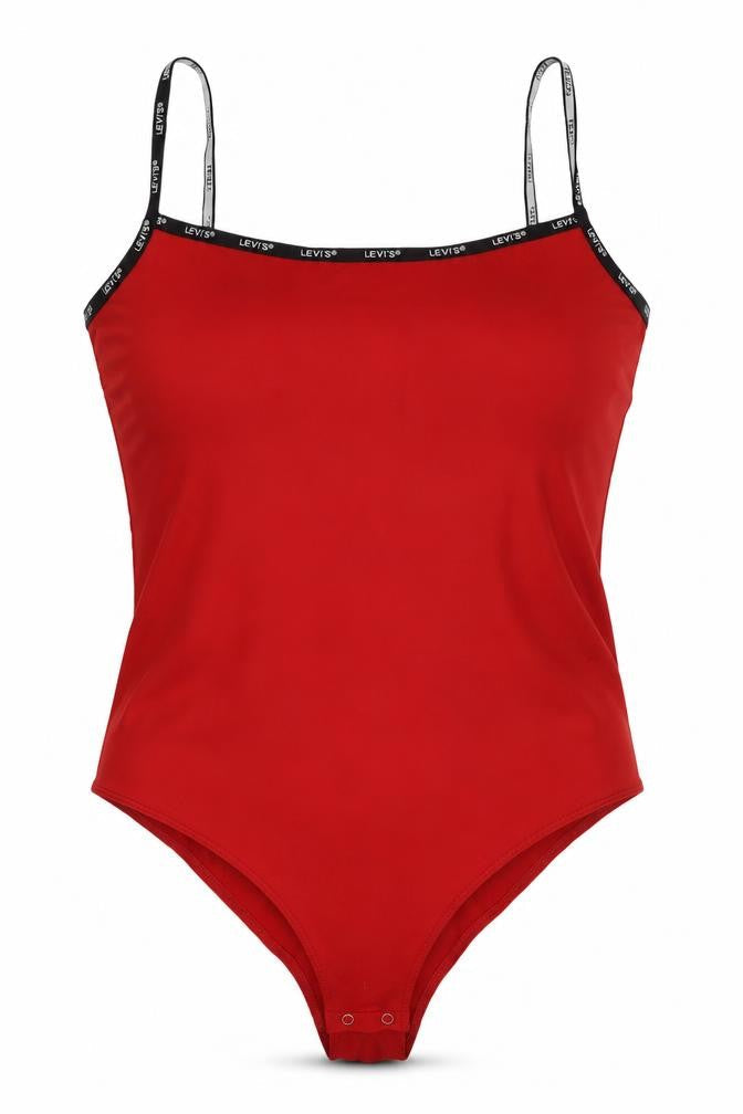 Womens UK Size L Levi's Red Polyester Blend Tank