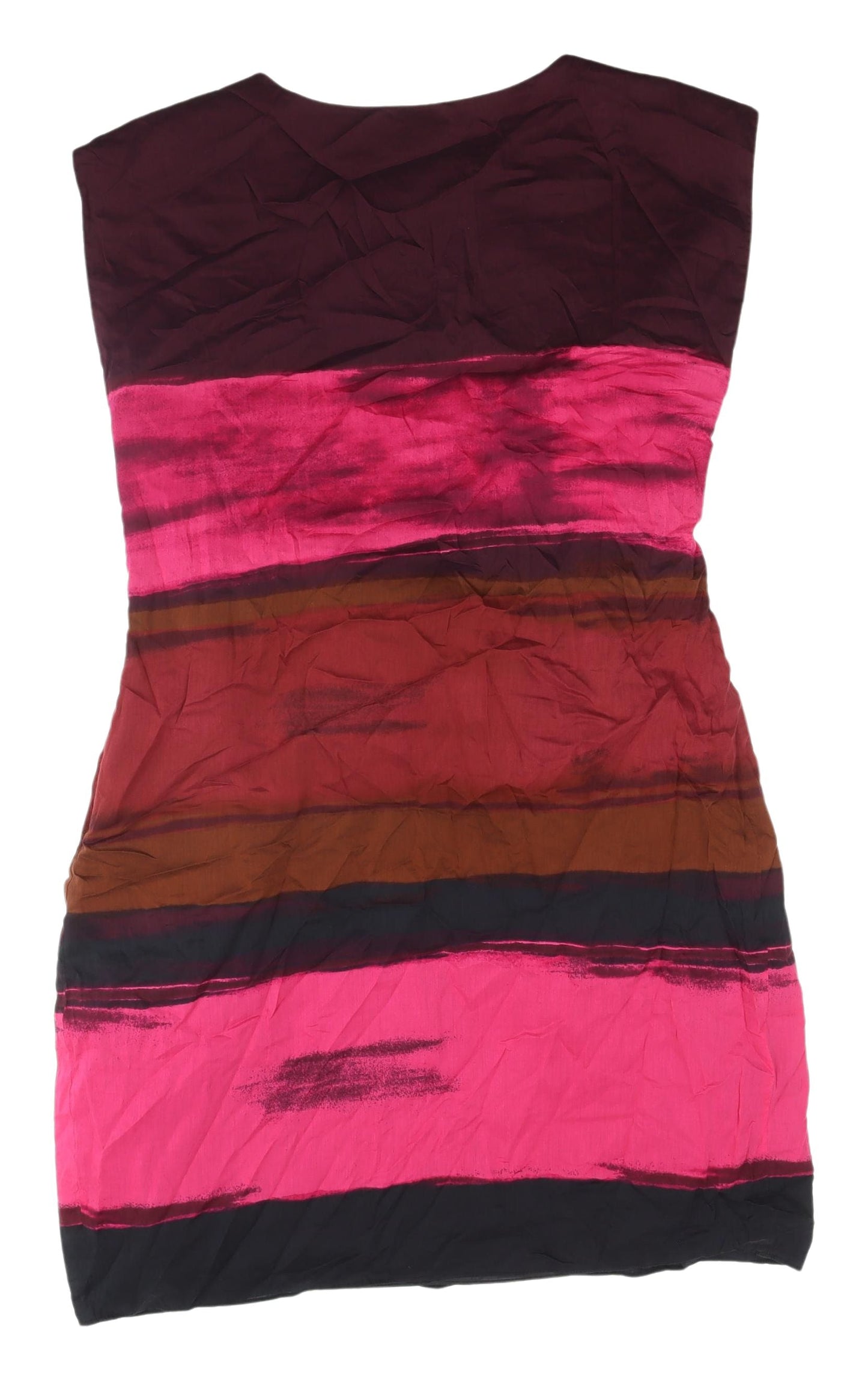 Laura Ashley Women's Multicoloured Dress, Size 16, Cotton Silk