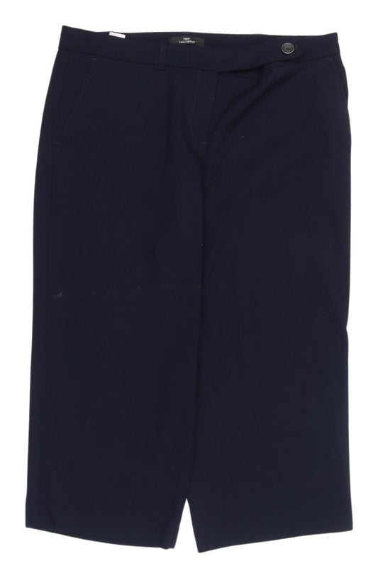 Next Women's Black Straight Trousers Size 16