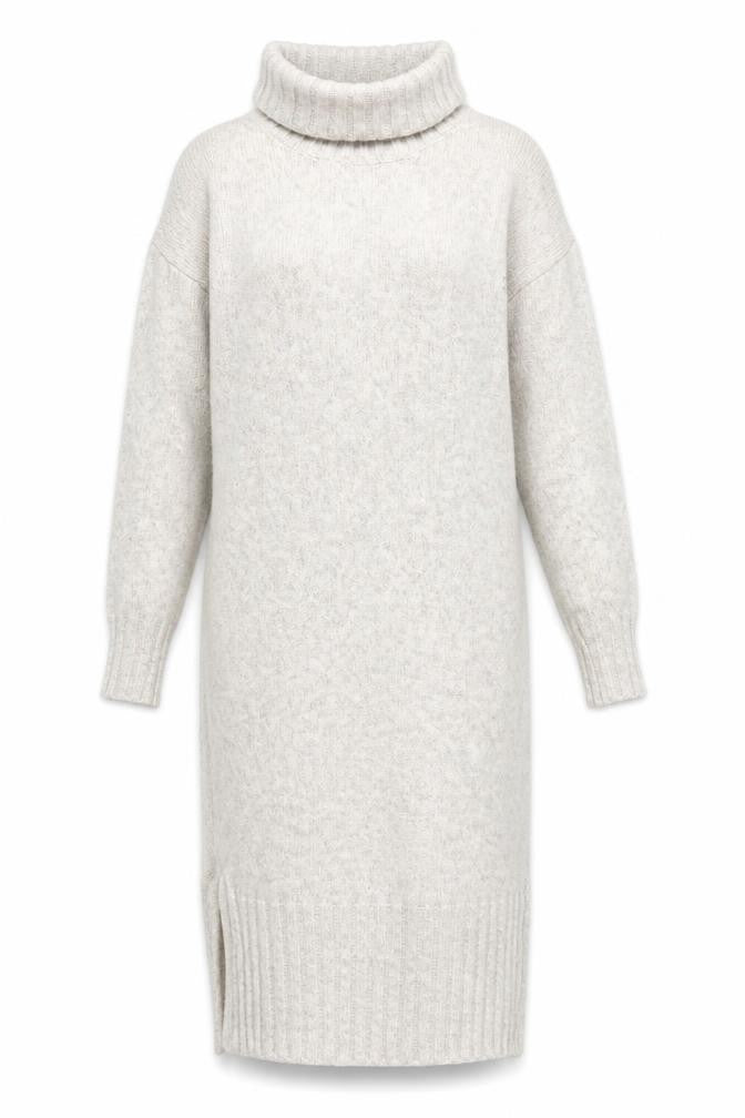 New Look Women's Beige Roll Neck Dress, Size S