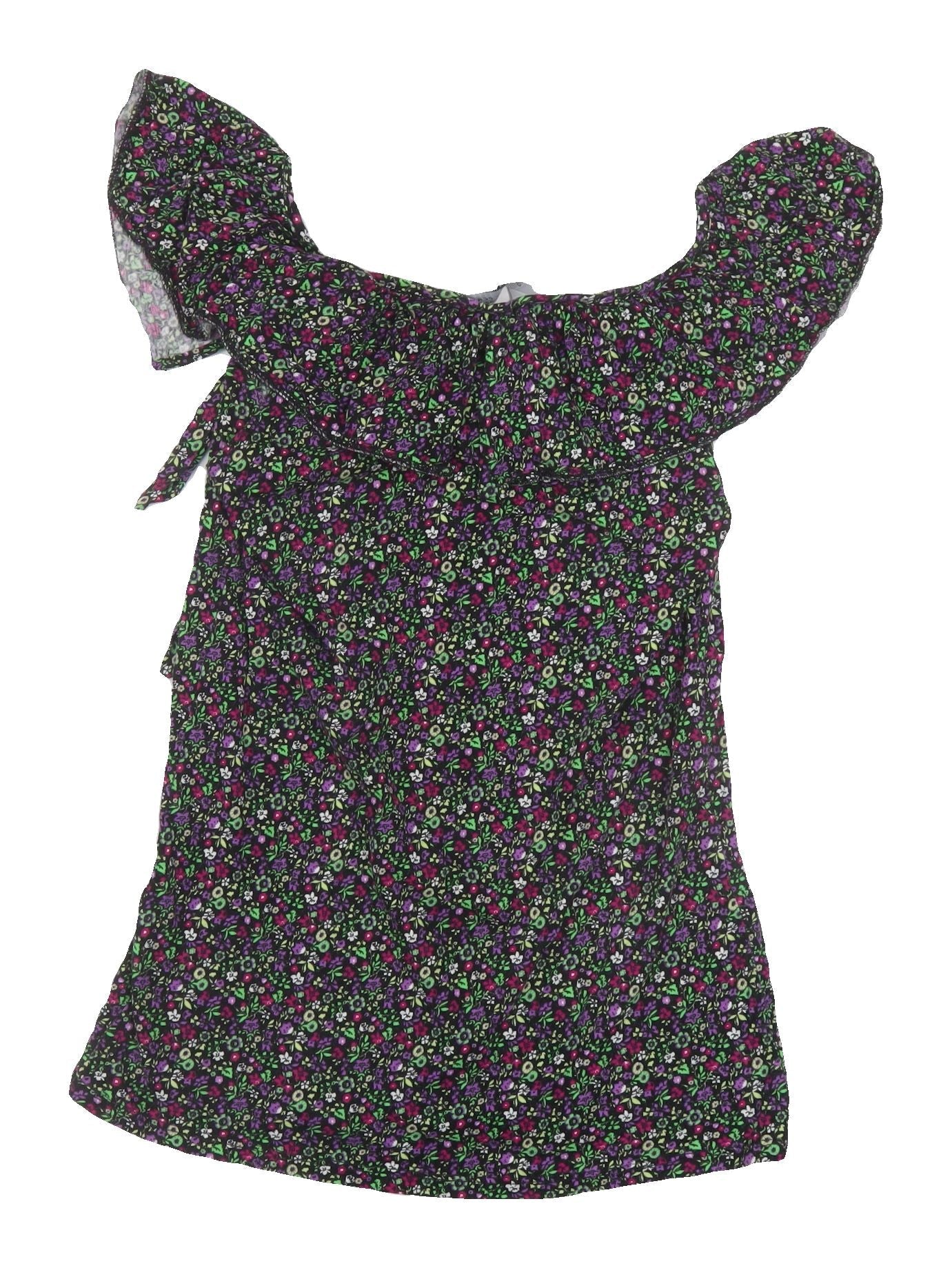 Dorothy Perkins Women's Floral Cropped Blouse Size 10