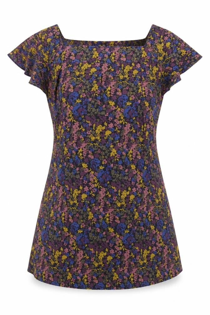 Marks and Spencer Women's Multicoloured Floral Blouse - Size 10