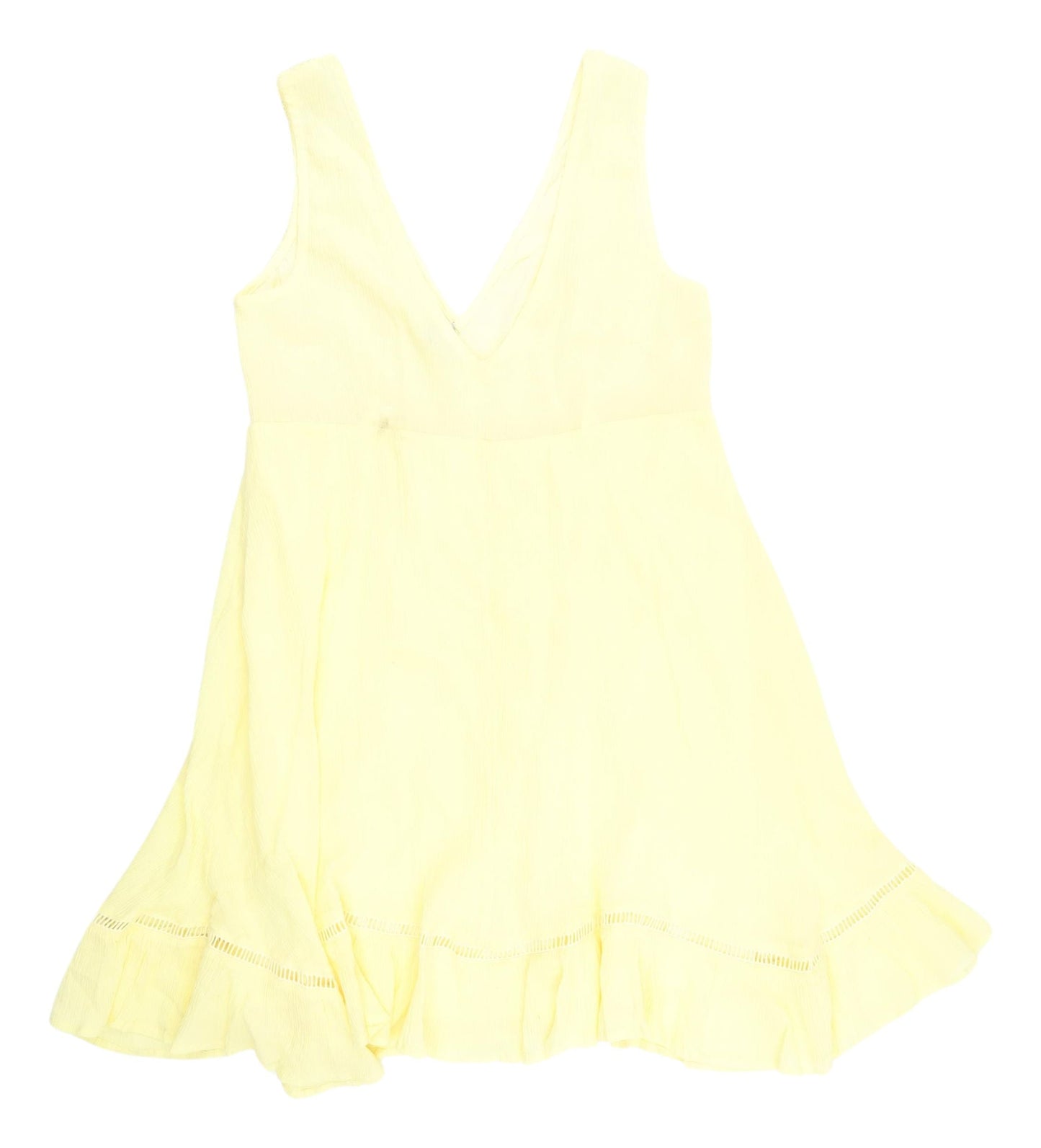 River Island Yellow A-Line Mini Dress, Size 8