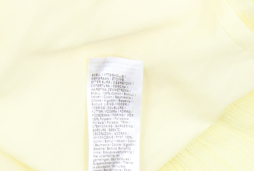 River Island Yellow A-Line Mini Dress, Size 8