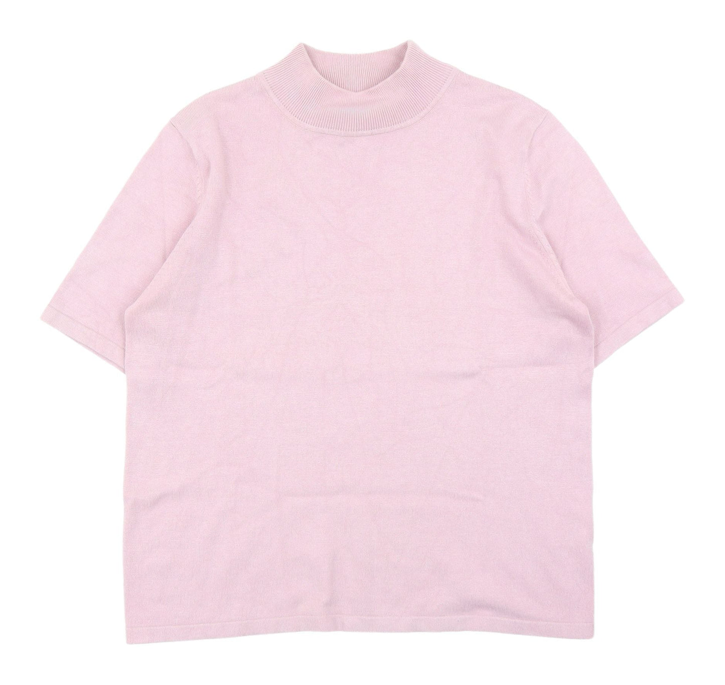 Signature Women's Pink High Neck Pullover M
