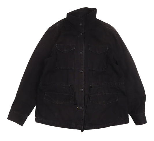 Levi's Women's Black Cotton Jacket, Size S, Casual Style