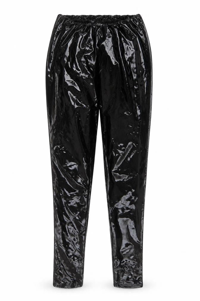 Rebellion Black Coated Joggers for Women Size 4